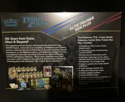 Pokemon Crown Zenith Pokemon Center Elite Trainer Box - New Factory Sealed - Image 2