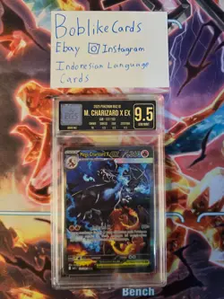 Pokemon TCG Indonesia Mega Charizard X Ex Sar 137/103 MA2 EGS 9,5 GEM Mint - Image 1
