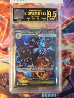 Pokemon TCG Indonesia Mega Charizard X Ex Sar 137/103 MA2 EGS 9,5 GEM Mint - Image 2