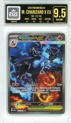 Pokemon TCG Indonesia Mega Charizard X Ex Sar 137/103 MA2 EGS 9,5 GEM Mint - Image 4