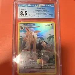 Pokemon TCG Stoutland 248/236 Sm: Cosmic Eclipse Secret Rare Holo CGC 8.5 - Image 1