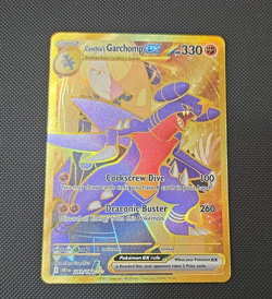 Pokemon Cynthia's Garchomp EX 330 HP Full Art Holo Hyper Rare 241/182 Sv10 - Image 1