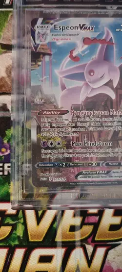Pokemon TCG Indonesia Espeon VMAX promo LGS Tournament prize BGS 10 - Image 5