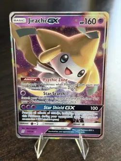 Pokemon TCG “Jirachi GX” 79/236 Unified Minds Ultra Rare Full Art Holo 2019 NM+ - Image 1