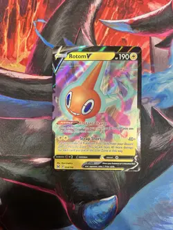 Miscut - Rotom V 058/196 - Lost Origin - Error - Pokemon TCG - Image 1