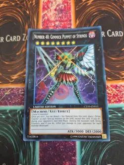 Yugioh Number 40: Gimmick Puppet of Strings CT10-EN011 Super Rare Limited NM/LP - Image 1
