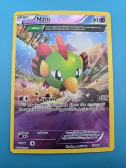 Pokemon TCG- Natu- 28/108- Roaring Skies- Regular- LP - Image 1