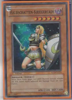 YU-GI-OH Halbschatten Kriegerlady Super Rare SOD-DE033 - Image 1