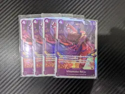 4x Vinsmoke Reiju OP12-063 SR Legacy of the Master - One Piece TCG Playset - Image 1