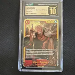 One Piece Silvers Rayleigh OP08-118 Secret Rare CGC Pristine 10 - Image 1
