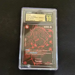 2025 ONE PIECE OP12 LEGACY OF THE MASTER OP09-013 YASOPP SP CGC PRISTINE 10 - Image 1