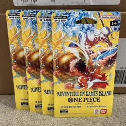 NEW! One Piece TCG 4x OP15-EB04 Sleeved Booster Packs. 🔥🔥 - Image 1