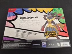 Pokemon TCG Ascended Heroes Premium Poster Collection Mega Lucario New - Image 2