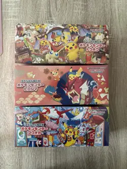 US Stock Pokemon center Tohoku Hiroshima Fukuoka Special Box set w/Promo - Image 1