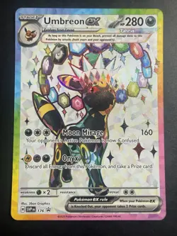 Pokemon Umbreon ex SVP176 Sv: Scarlet & Violet Promo Full Art Holo EX 280 HP - Image 1