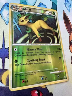 Pokemon TCG: Leafeon #13/95 - HGSS Call of Legends Reverse Holo Rare. NM - Image 2