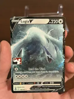138/195 Lugia V Prize Pack Series Stamped Play Pokemon TCG Silver Tempest - NM! - Image 2
