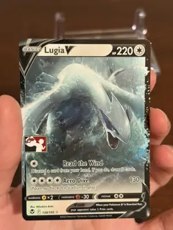 138/195 Lugia V Prize Pack Series Stamped Play Pokemon TCG Silver Tempest - NM! - Image 5