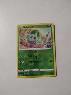 Pokemon TCG Bulbasaur 001/078 Pokemon GO Reverse Holo Stamped Card - Image 1