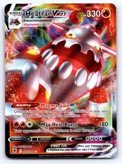 Heatran VMAX 026/189 Holo VMAX Rare Astral Radiance Pokemon Near Mint - Image 1