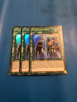 YUGIOH 3x Ultra Rare Pendulum Call MAMA-EN085 1st Edition - Image 1