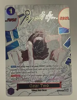 ONE PIECE TCG GEAR TWO ALTERNATE ART OP11-080 A FIST OF DIVINE SPEED - Image 1