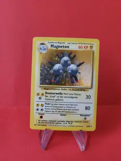 Pokemon Karte/card - Magneton 9/102 - Base Set Holo - Very Good+ - Image 1