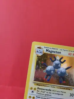 Pokemon Karte/card - Magneton 9/102 - Base Set Holo - Very Good+ - Image 2