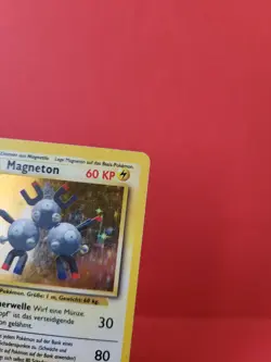 Pokemon Karte/card - Magneton 9/102 - Base Set Holo - Very Good+ - Image 3