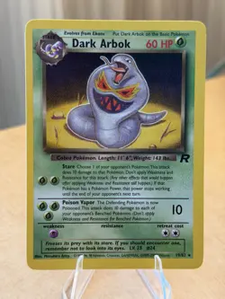 Pokemon Card - Dark Arbok Team Rocket 19/82 Rare - Image 1