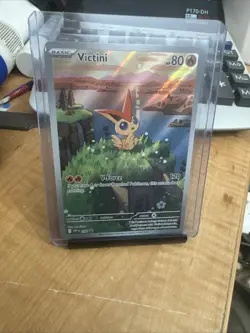 Pokemon TCG Victini Full Art Holo Black Star Promo Card 208 - Image 1