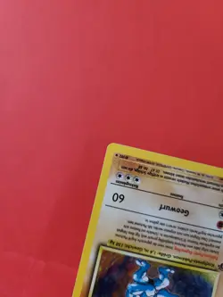 Pokemon Karte/card - Machomei Machamp 8/102 - Base Set 1. Edition Very Good+ - Image 4