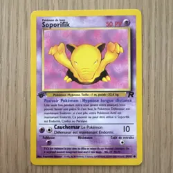 Pokemon Soporifik 50 HP Common Team Rocket 54/82 Basic Regular French Card 2000 - Image 1