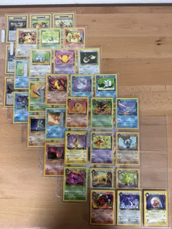 Lp-Mp Pokemon WOTC 48x Team Rocket Complete Common & Uncommon Cards Non Holo - Image 1