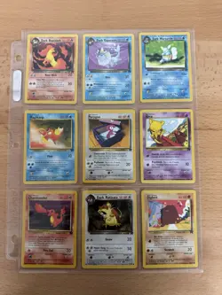 Lp-Mp Pokemon WOTC 48x Team Rocket Complete Common & Uncommon Cards Non Holo - Image 4