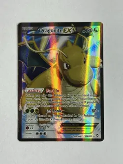 Pokemon Dragonite EX 108/111 XY Furious Fists Ultra Rare Full Art Holo Card - Image 1