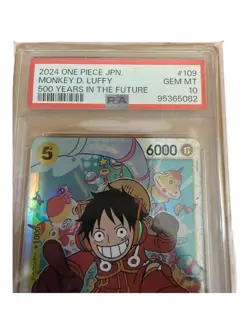 Monkey D. Luffy PSA 10 2024 One Piece Card 500 Years in Future, OP07-109 - Image 2