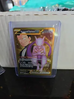 Pokemon Team Rocket's Mewtwo EX Destined Rivals Card 240/182 NM - Image 1