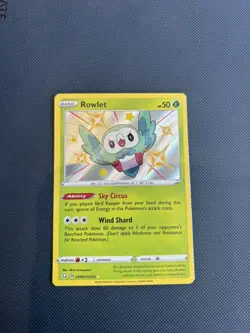 Rowlet SV001/SV122 Baby Shiny - Shining Fates Pokemon Card - Image 1