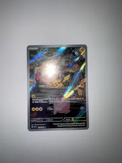 Pikachu 173/165 Illustration Rare Full Art 151 SV Pokemon Card NM - Image 3