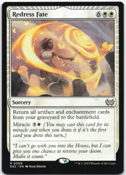 Redress Fate Normal R Commander: Duskmourn: House of Horror 9 NM - Image 1