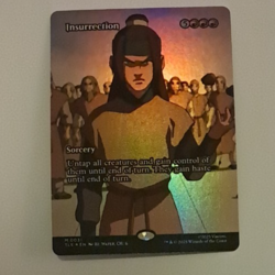Insurrection Poster FOIL NM Avatar the Last Airbender MTG MAGIC THE GATHERING - Image 1