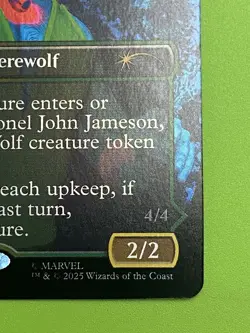 Magic The Gathering 🇨🇦 Only Colonel John /wolf Man Promo Borderless #3 - Image 4