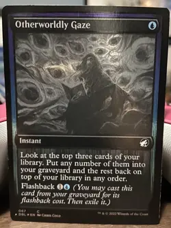 Otherworldly Gaze - silverscreen foil - Double Feature NM mtg - Image 1