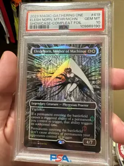 Mtg Elesh Norn Mother Of Machines Junh Ito Compleat Foil Psa 10!! - Image 1