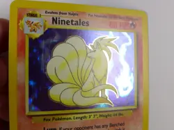 Ninetales 12/102 Holo LP Base Set Pokemon Card TCG - Image 2