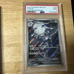 2025 Pokemon TCG Steelix EN 150/132 Illustration PSA 9 - Image 1