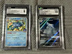 2025 Pokemon CGC Graded. Beartic Japanese, Black Bolt-114/086 Holo. - Image 1