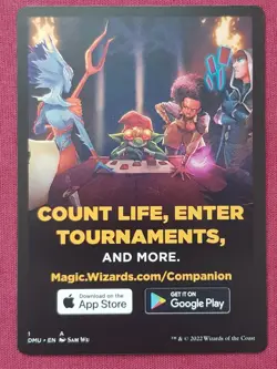 Magic The Gathering DOMINARIA UNITED ORNITHOPTER token card MTG - Image 2