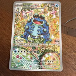 Pokemon Seismitoad 105/086 Sv: Black Bolt Holo - Image 1